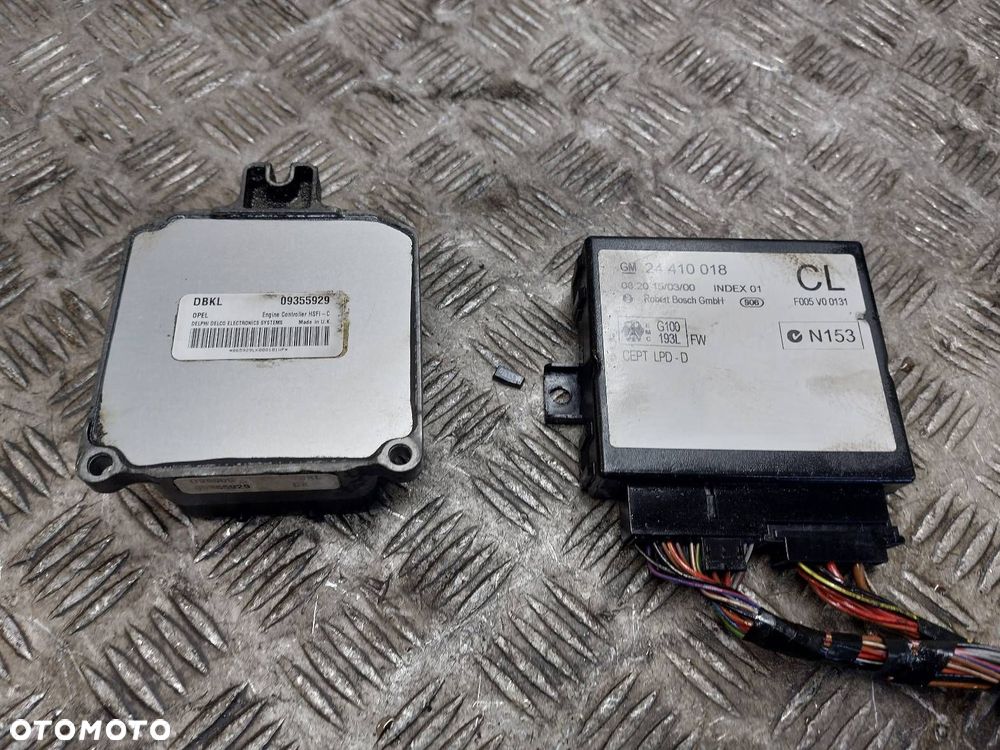 ZESTAW STARTOWY OPEL ASTRA G 1.6 16V 09355929 24410018 - 1