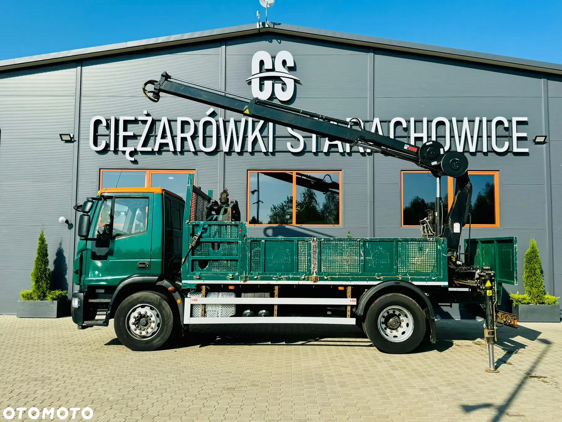 Iveco Iveco Eurocargo 180E25 // 4x2 // skrzynia + HDS żuraw HIAB dzwig - 3