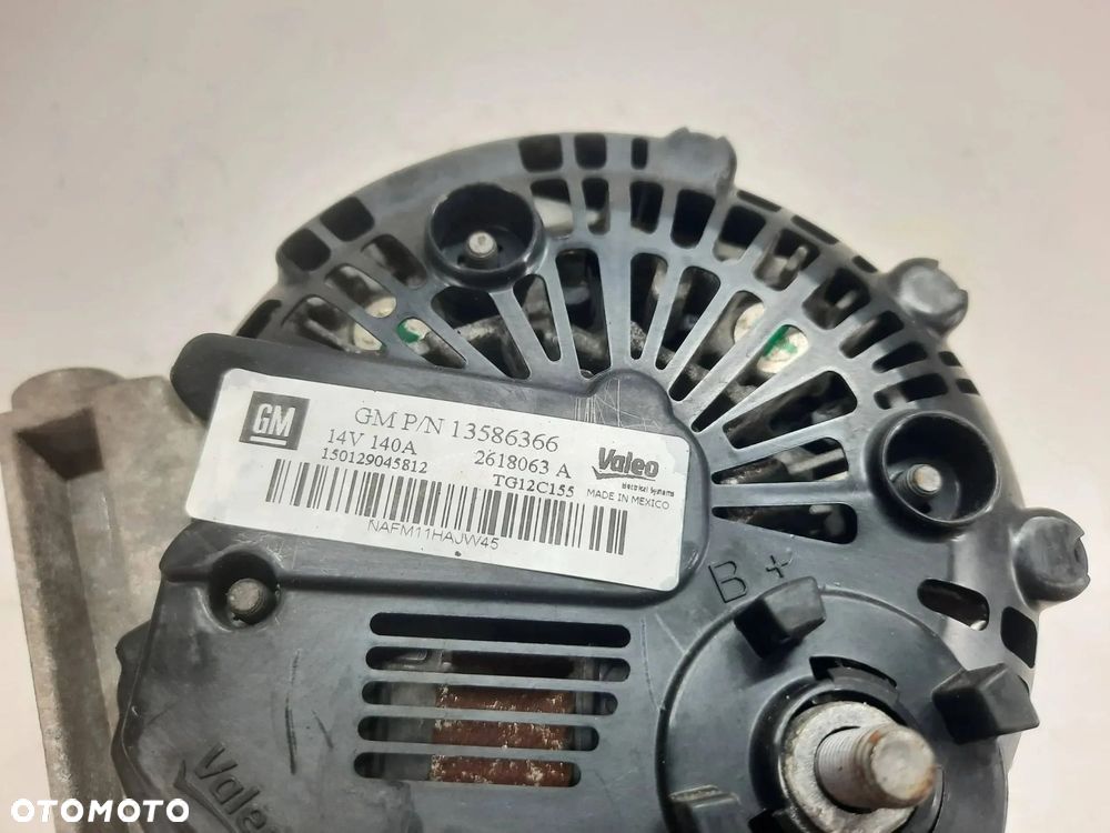 ALTERNATOR OPEL ASTRA K MERIVA ZAFIRA 1.6 CDTI 13586366 - 7
