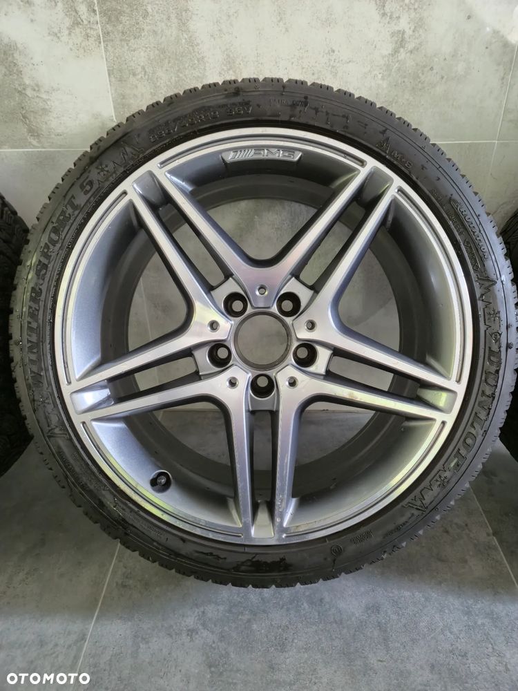 Felgi Koła Mercedes-Benz AMG RONAL 8x18 ET45 A2044019402 opony DUNLOP WinterSport 5 235/40/18 - 7