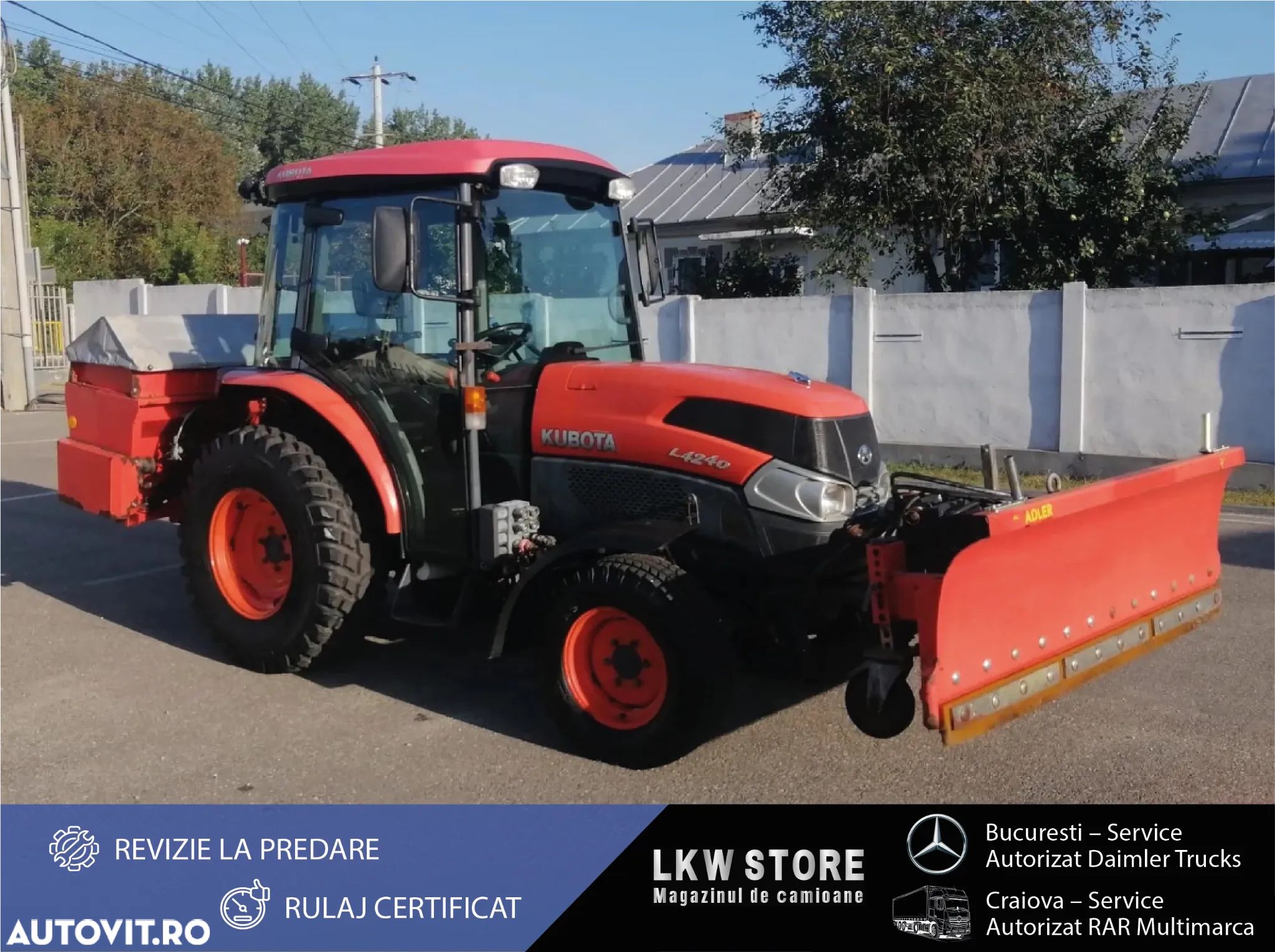 Kubota L 4240 Tractor ingust/viticol/fructifer/comunal/Narrow spaces tractor, TOP !!! - 1