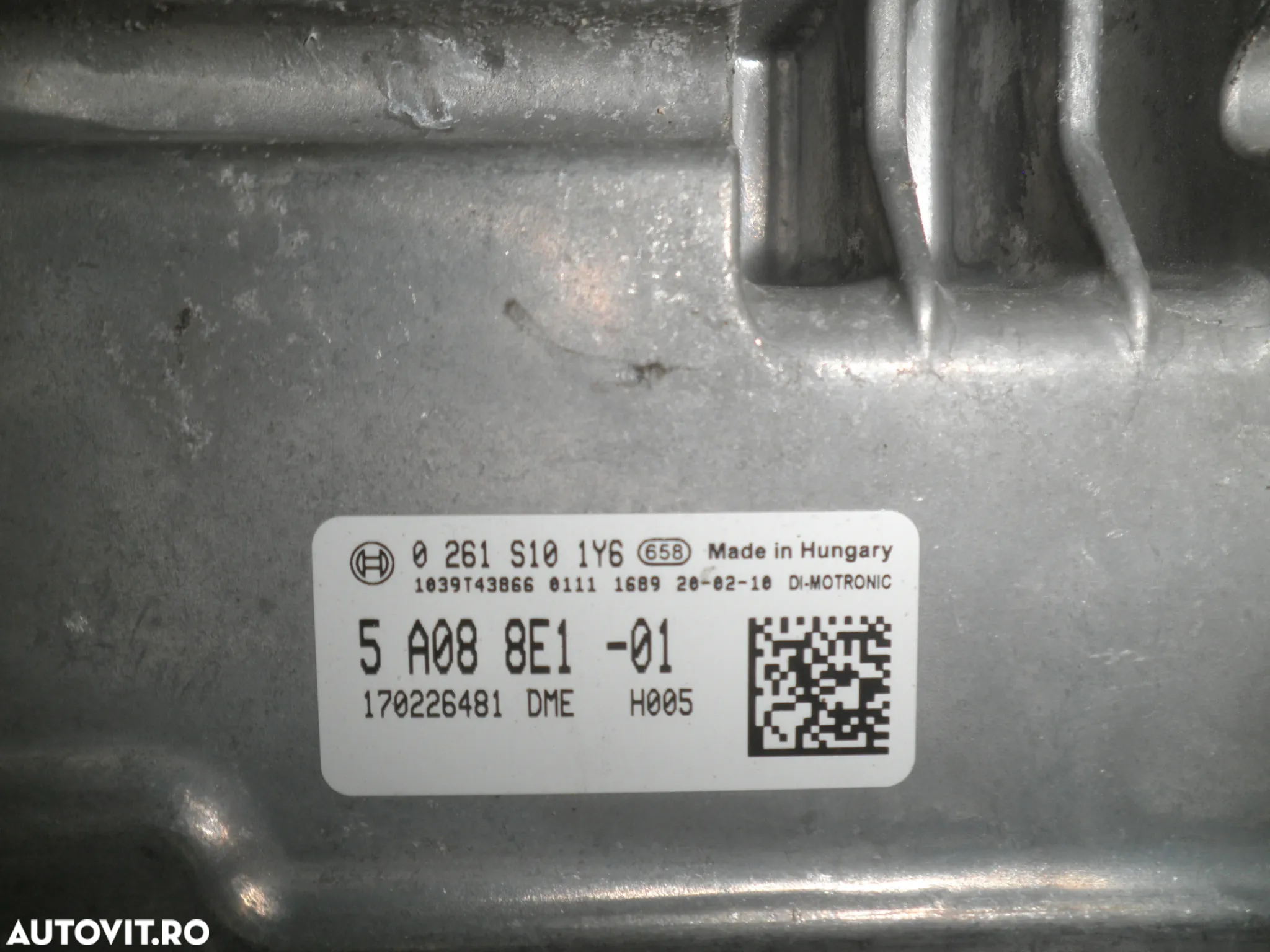 ECU / calculator motor BMW Seria 2 F44, Seria 1 F40, 1.5B 0261S101Y6 5A088E1-01 - 3