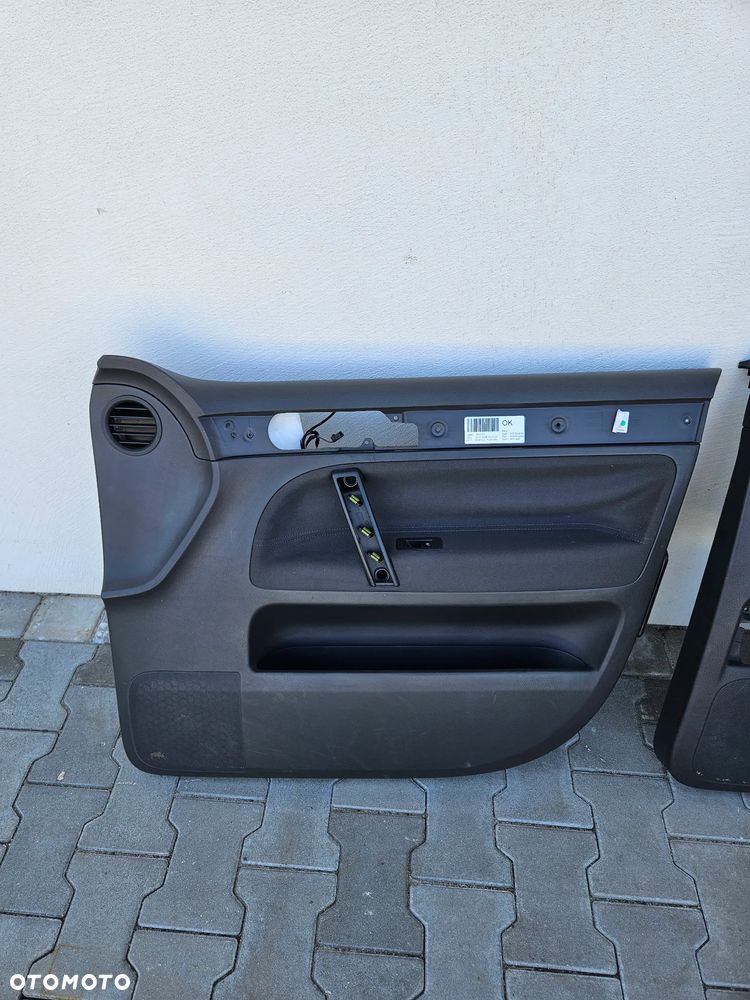 VW TOUAREG 7L 03-09R FOTEL FOTELE KANAPA KOMPLET MATERIAL TAPICERKI DRZWI - 11