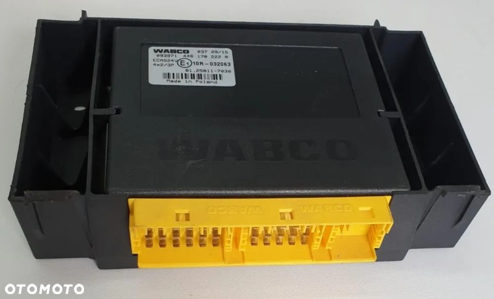 STEROWNIK WABCO ECAS 24V MAN TGX TGS EURO 6 81258117030 4461702220 - 1