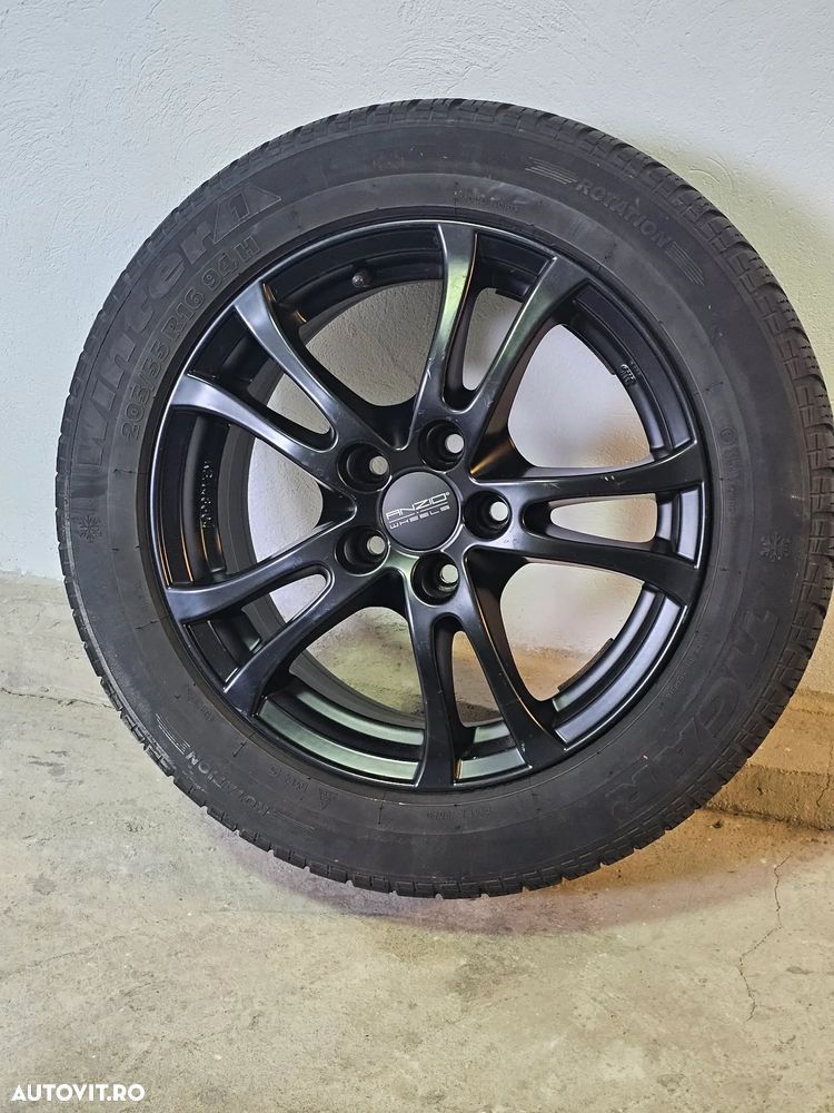 Jante Aliaj ANZIO 16" Negru Satin – 5x110 – Opel Zafira, Astra, Vectra - 3
