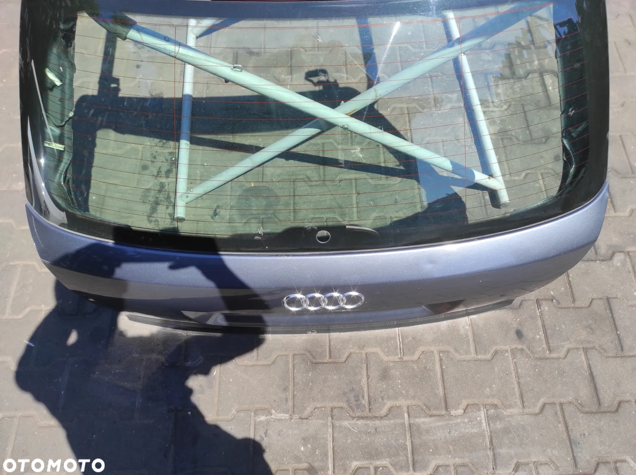 KLAPA BAGAŻNIKA TYLNA SZYBA AUDI A4 B6 KOMBI AVANT LX7Z SZARA  WYSYŁKA !!!!! - 9