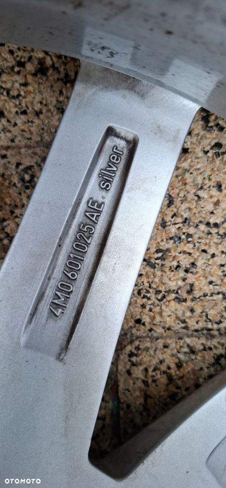 AUDI Q7 SQ7 II 4M0 felga 20" 9.0Jx20 et33 5x112 silver 4M0601025AE - 12