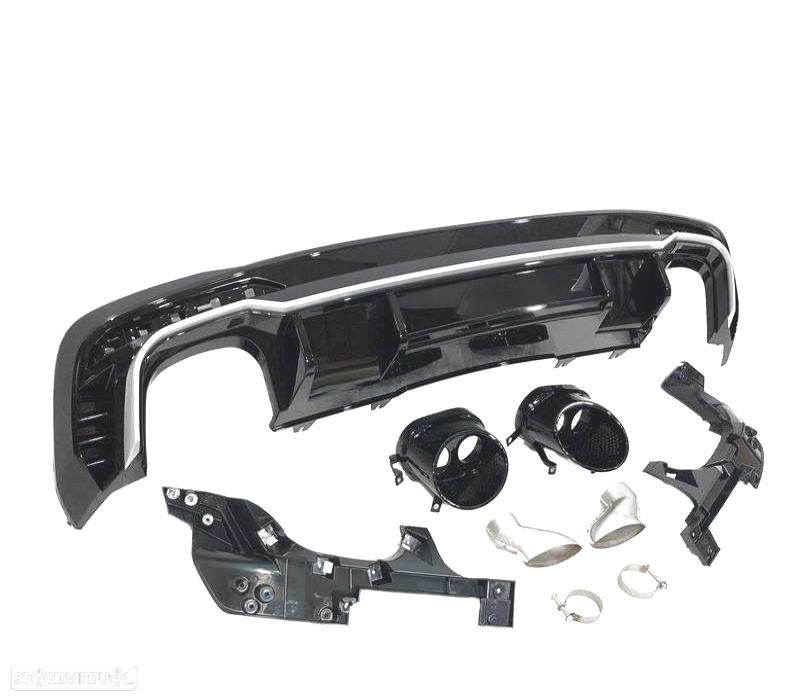 DIFUSOR DIFUSOR AUDI A4 20- LOOK RS4 - 2