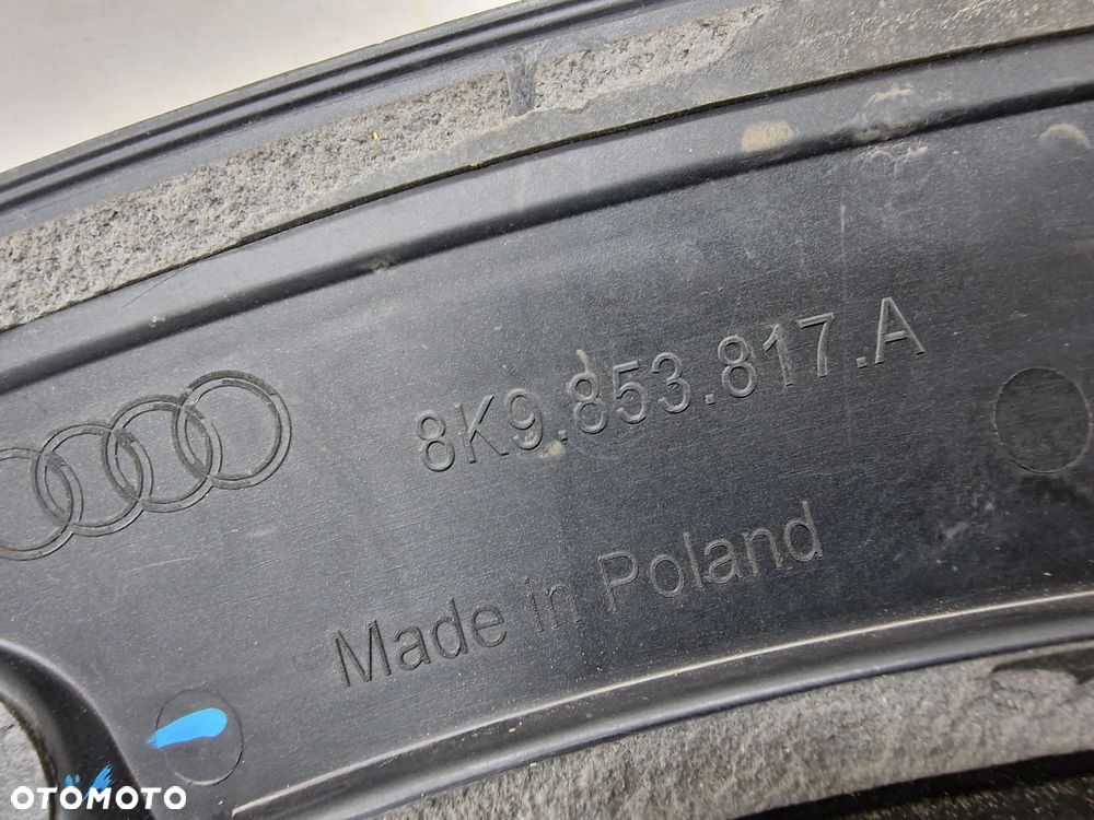 AUDI A4 B8 ALLROAD 11- LEWA TYLNA TYLNIA TYŁ LISTWA NAKŁADKA BŁOTNIKA , NR 8K9853817A , NR AUKCJI NB106 - 11