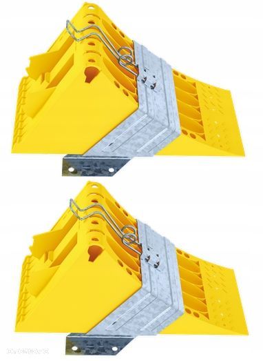 2 x Klin pod koło blokada TIR BUS G46+mocowanie - 1