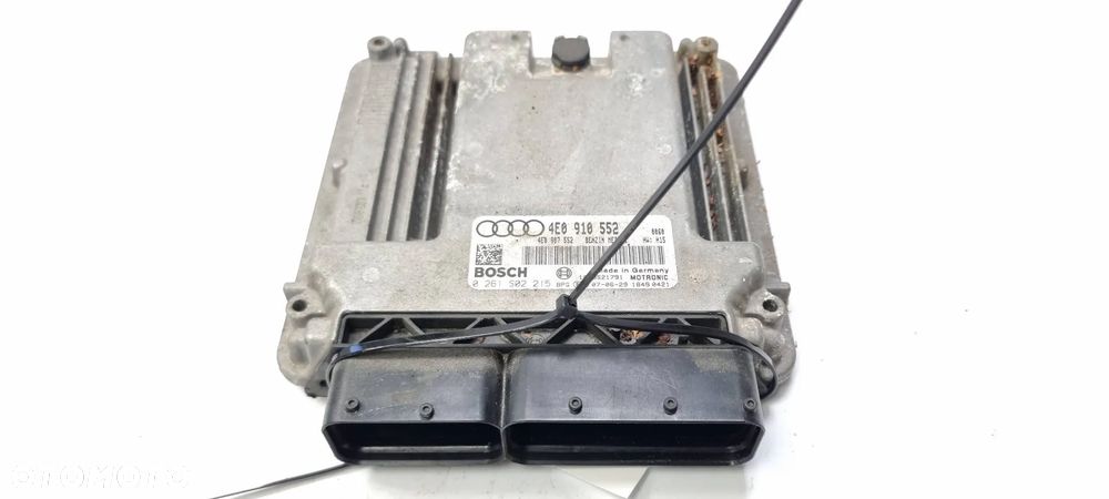 Moduł sterownik komputer silnika 4E0907552 Audi A8 S8 D3 4E - 2