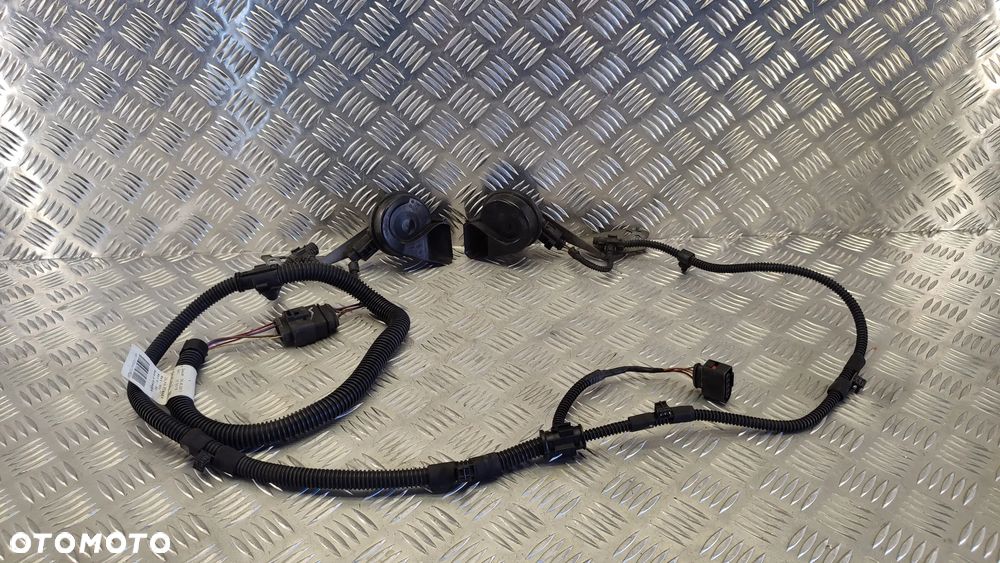 VW TOUAREG 7P 10-18R WIAZKA INSTALACJA PRZOD 7P6971073 KLAKSON LEWY 7P6951221A PRAWY 7P6951223A