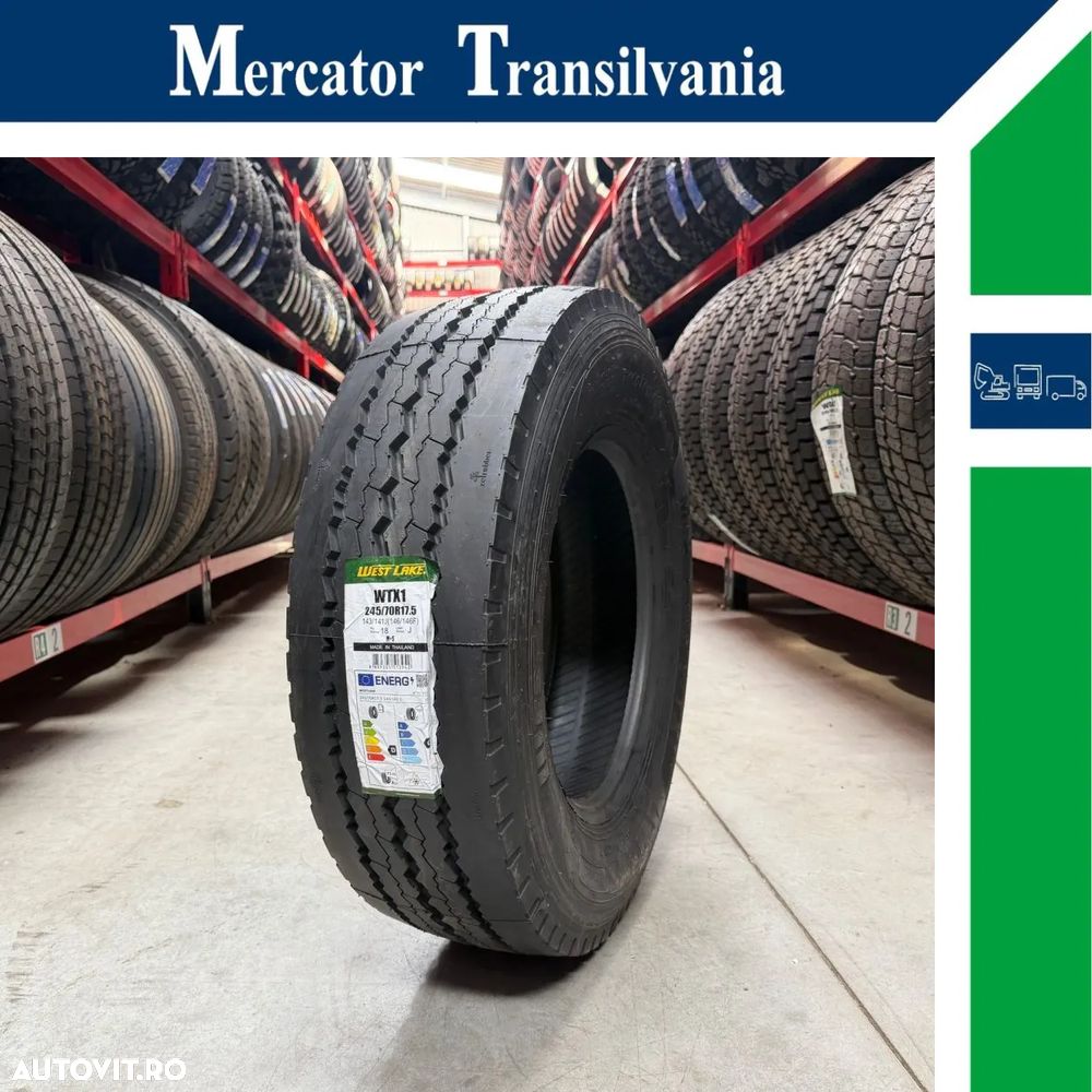 Anvelopa NOUA 245/70R17.5 Westlake WTX1, M+S*, Regional, Remorca, 143/141 J 18 PR - 1
