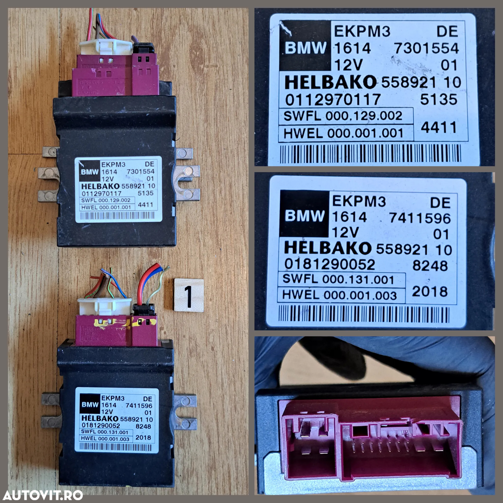 Modul calculator ECU pompa combustibil modul adblue modul diferential ECU suspensie calc coloana directie bmw f20 f16 f15 f86 g31 g32 - 2
