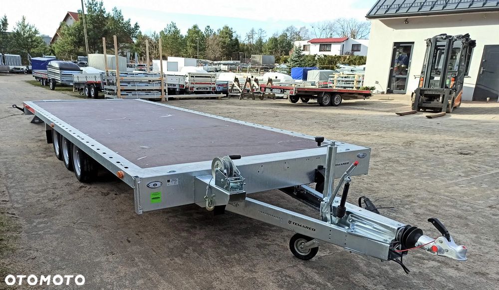 TEMARED CARPLATFORM 6021 / 3 osie 3,5T sklejka  wym. 590X211cm i inne, mocna - 3