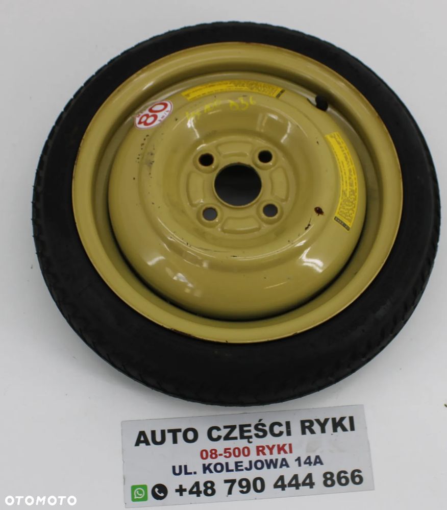 Koło dojazdowe Opel Chevrolet Daewoo 4x100 115/70r14 - 1