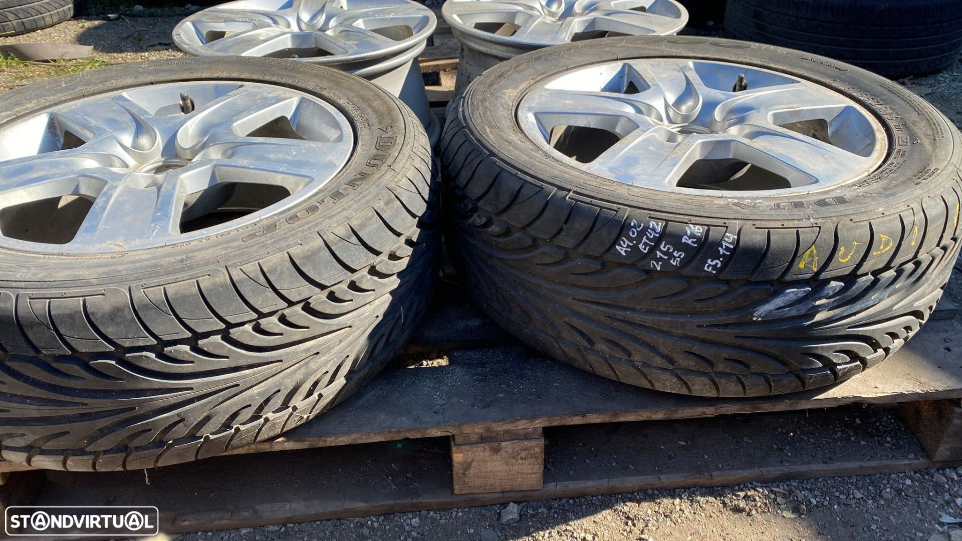 Jantes Audi R16 furação 5x112 - 6