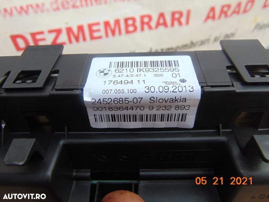 Ceasuri bord BMW F30 F31 F32 f33 F34 F20 F21 F22 F23 motor 2.0 cutie a - 4