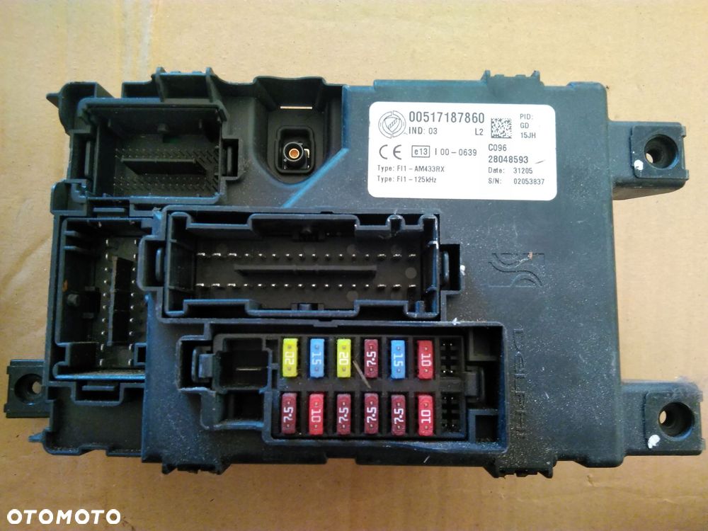 moduł bsi fiat grande punto 00517187860