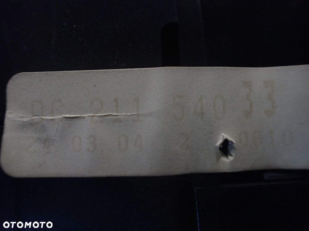 LICZNIK MERCEDES-BENZ W211 E220 2.2 A2115403347 - 6