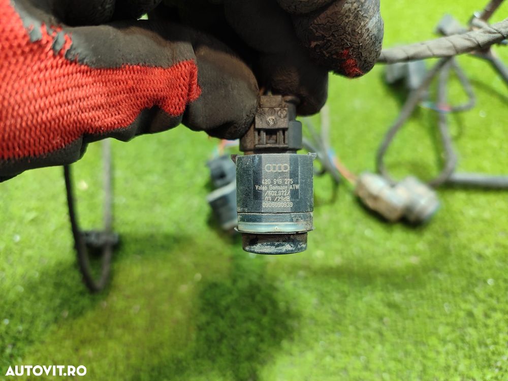 SENZORI PARCARE SPATE + INSTALATIE AUDI A4 B8 2.0 DIESEL 2010 COD OEM 420919275 / 2009-2016 - 8