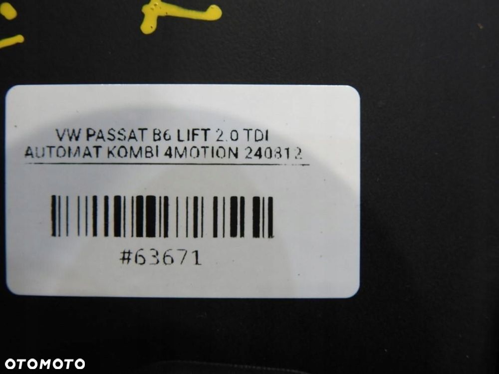 OSŁONA TUNELU PRAWA VW PASSAT B6 LIFT 3C1863046 - 4