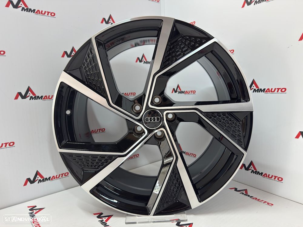 Jantes Look Audi S5 Preto Polido 20 - 4