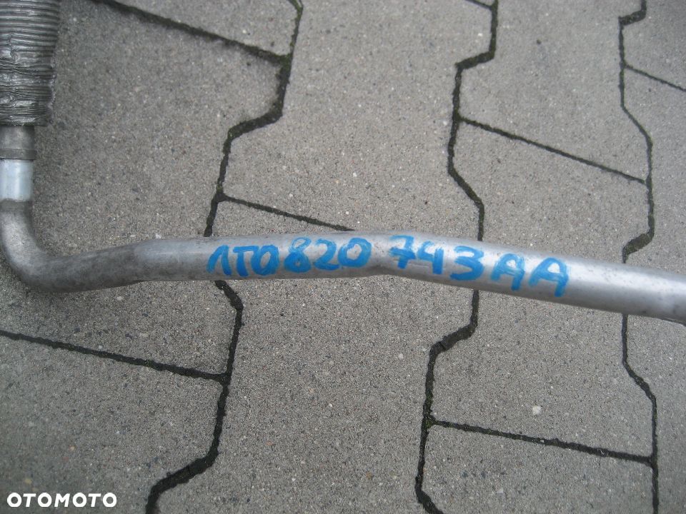 vw touran 03-09r 1,9tdi 105kn przewód wąż klimatyzacji 1t0820743aa europa - 6