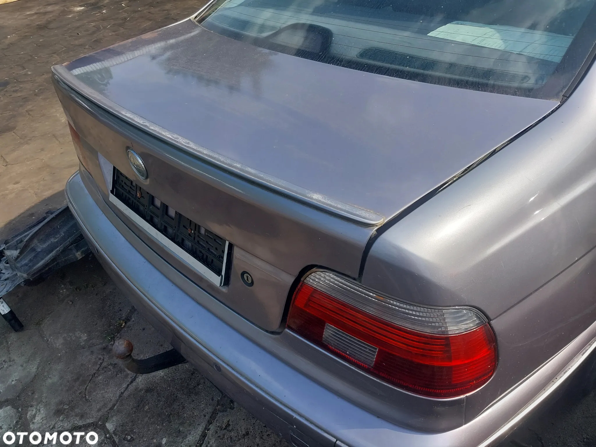 Klapa bagażnika BMW E39 Lift sedan 339/7 Mpakiet SPOJLER dokładka lotka kolor 339/7 - 3