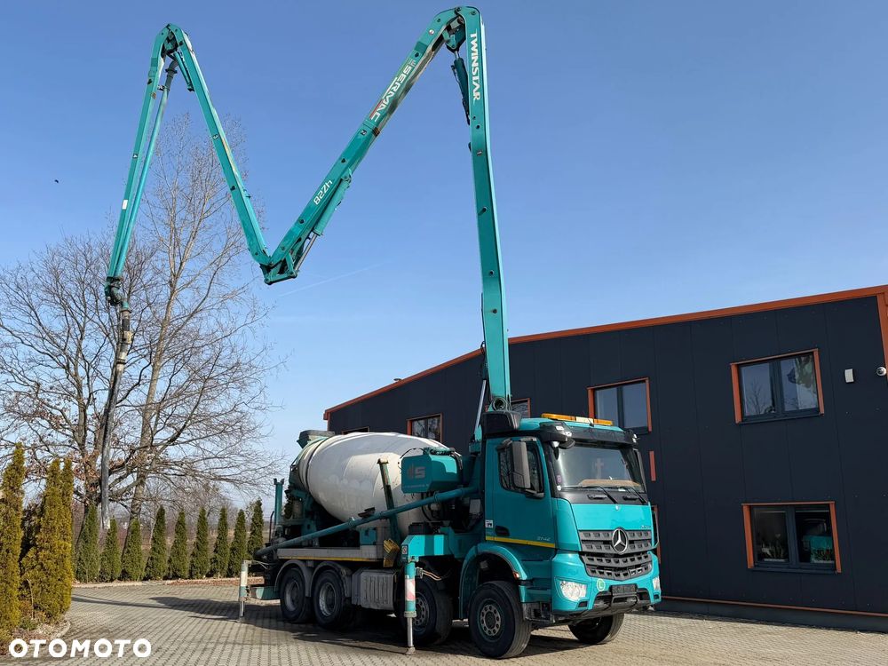 Mercedes-Benz AROCS 3742 8x4 EURO6 POMPOGRUSZKA SERMAC 4Z28 9m3 - 28