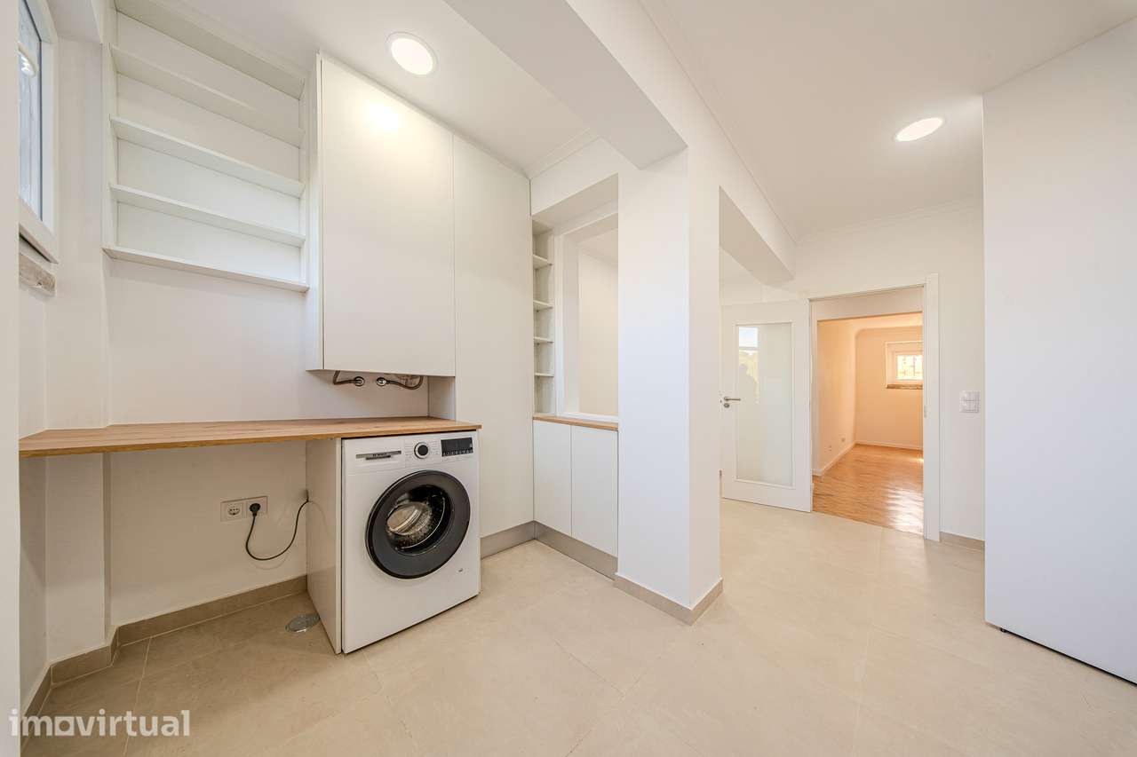 T4 convertido em T3 | 113 m² | Remodelado | Alvalade - Grande imagem: 4/24