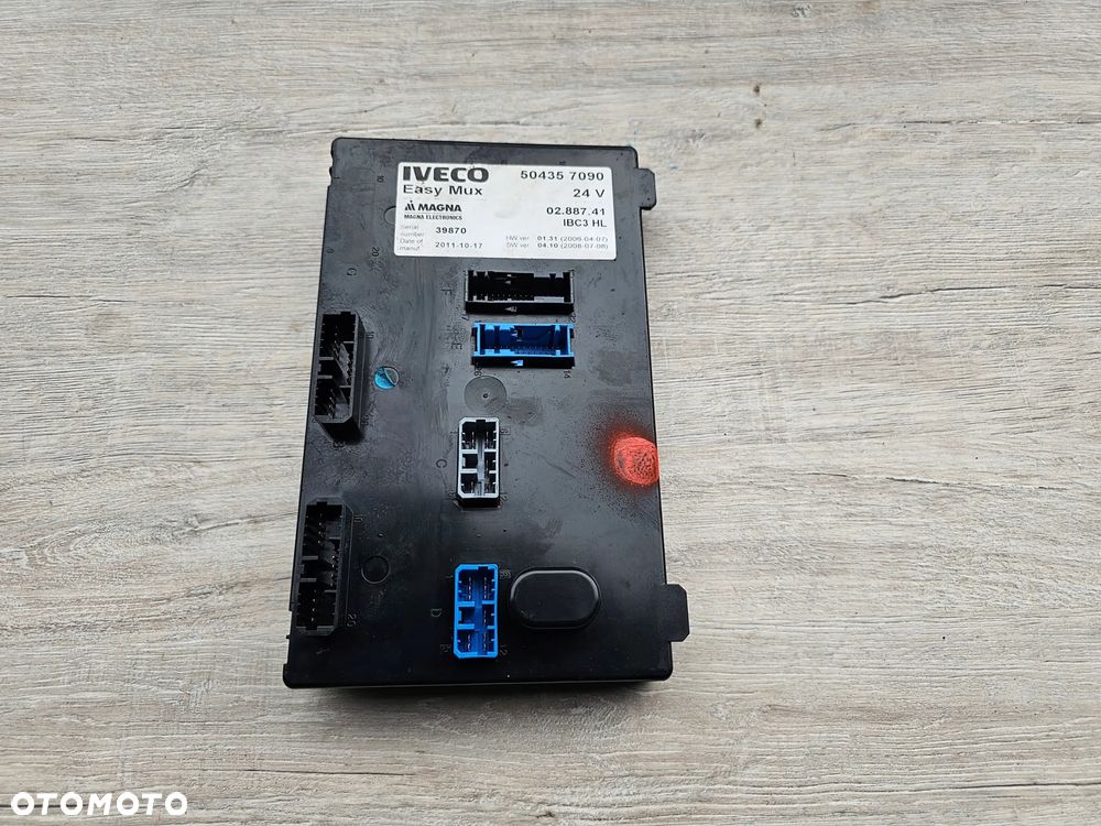 STEROWNIK MODUŁ KOMFORTU KASETA KOMPUTER EASY MUX 504357090 IVECO EUROCARGO - 1