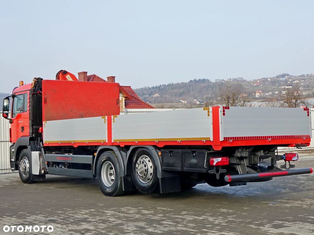 MAN TGS 26.360 * SKRZYNIA 7,10 m + PK 12000 + PILOT * STAN BDB - 7