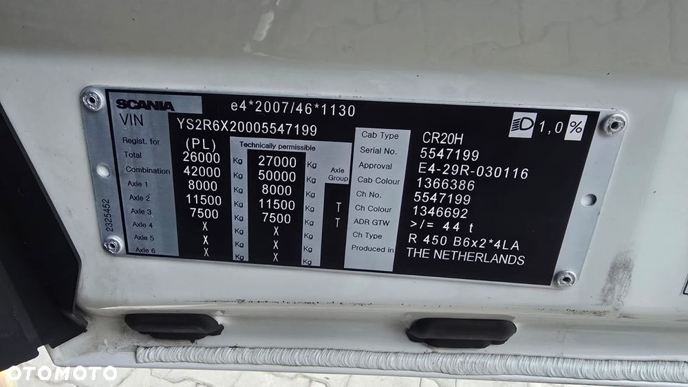 Scania R450 6x2 tandem JUMBO zestaw przestrzenny super stan! niski przebieg! - 27