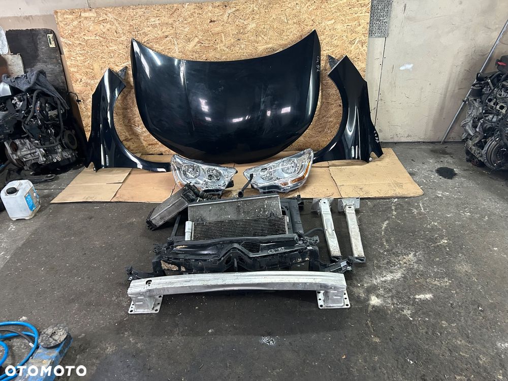 Citroen C4 II B7 maska błotniki lampy pas przedni kompletny chłodnice belka KTV - 1