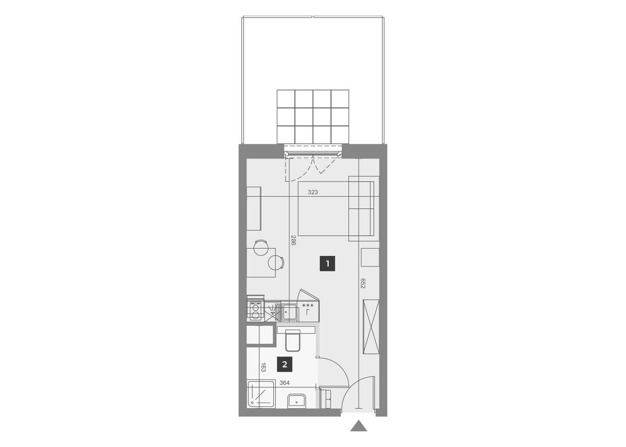 Studio - Al. 3 maja 51b/31 – Błonia – bez pośredników