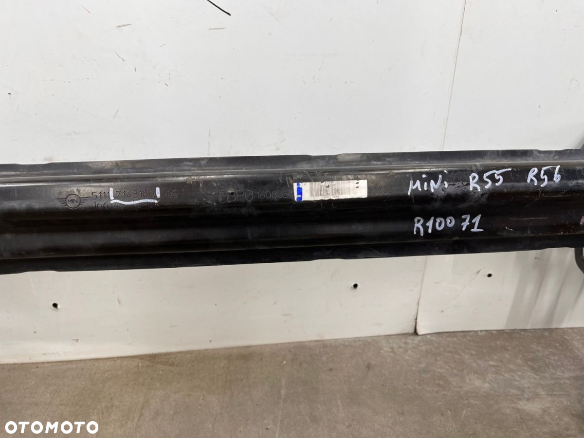 Belka zderzaka Mini Cooper One R56 Clubman R55 przednie wzmocnienie 2007-2014r. 7143180 - 3