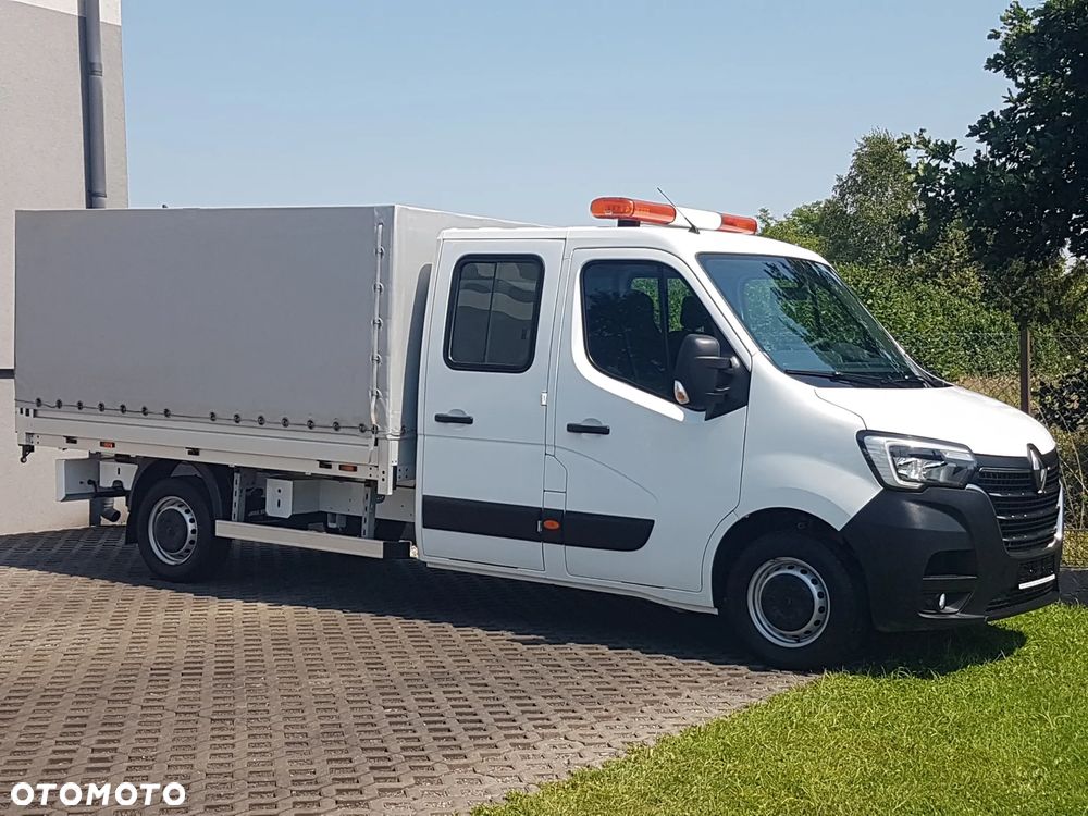 Renault MASTER DOKA 7-OSÓB PLANDEKA PAKA SKRZYNIA ŁADUNKOWA DOUBLE KABINA KLIMA TEMPOMAT KRAJOWY