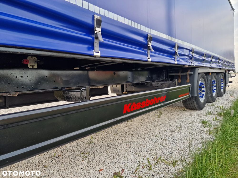 Kassbohrer Naczepa PÓŁMEGA - SAF - OŚ PODNOSZONA - RAMA ORYGINAŁ - NOWE PLANDEKI - 6