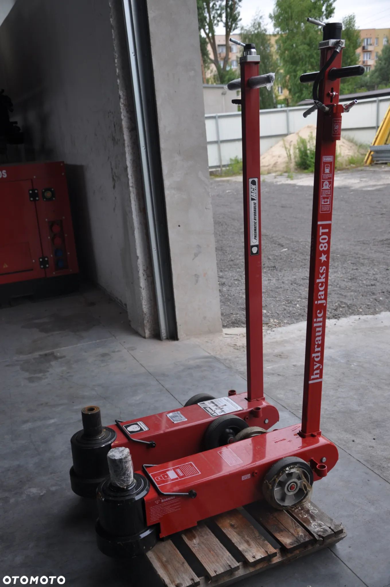 Żaba Podnosnik hydrauliczno pneumatyczny jack 80 Ton - 1