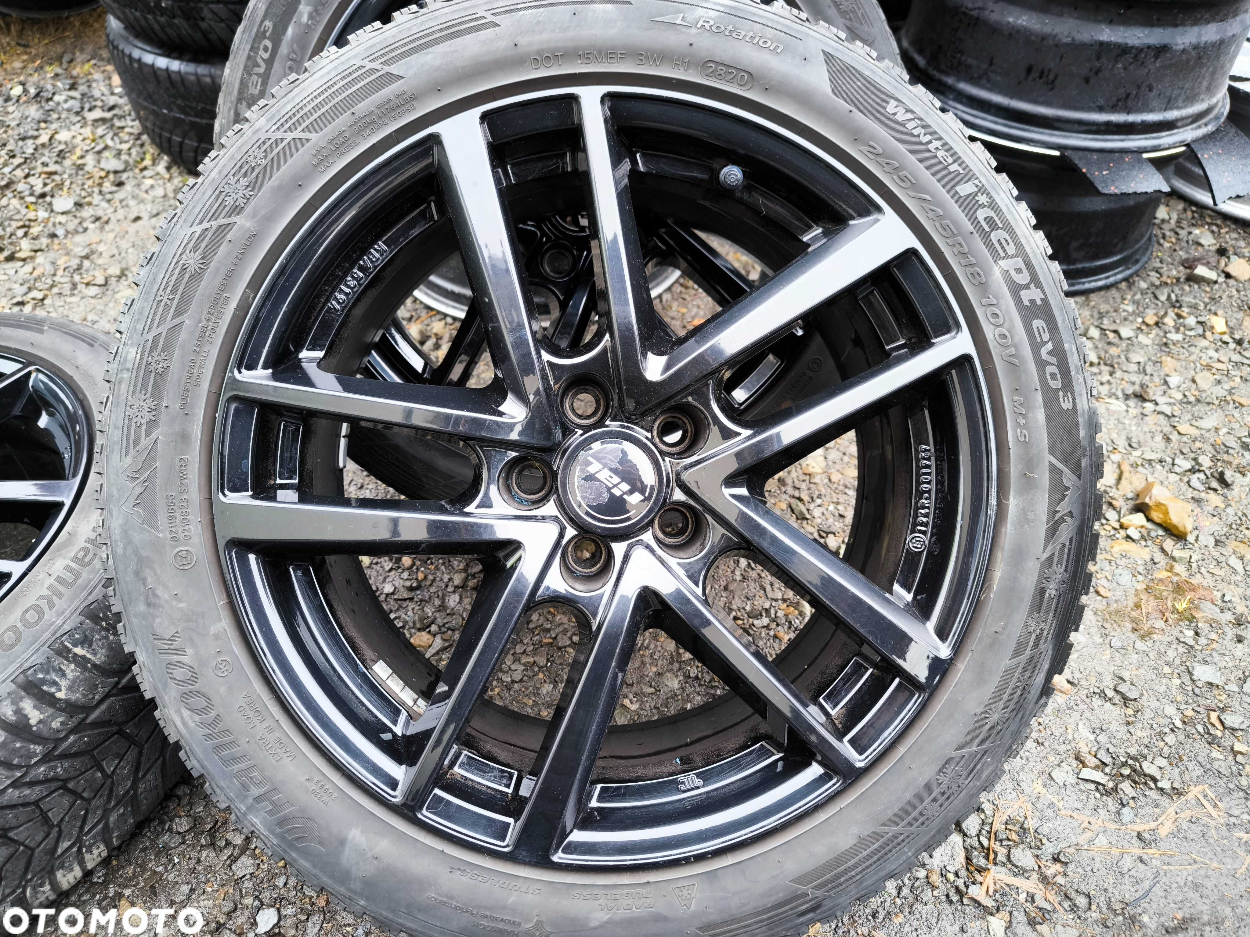 Koła VW Audi Seat Skoda Mercedes BMW 18 cali 5x112 ET30 Opony 245/45 - 4