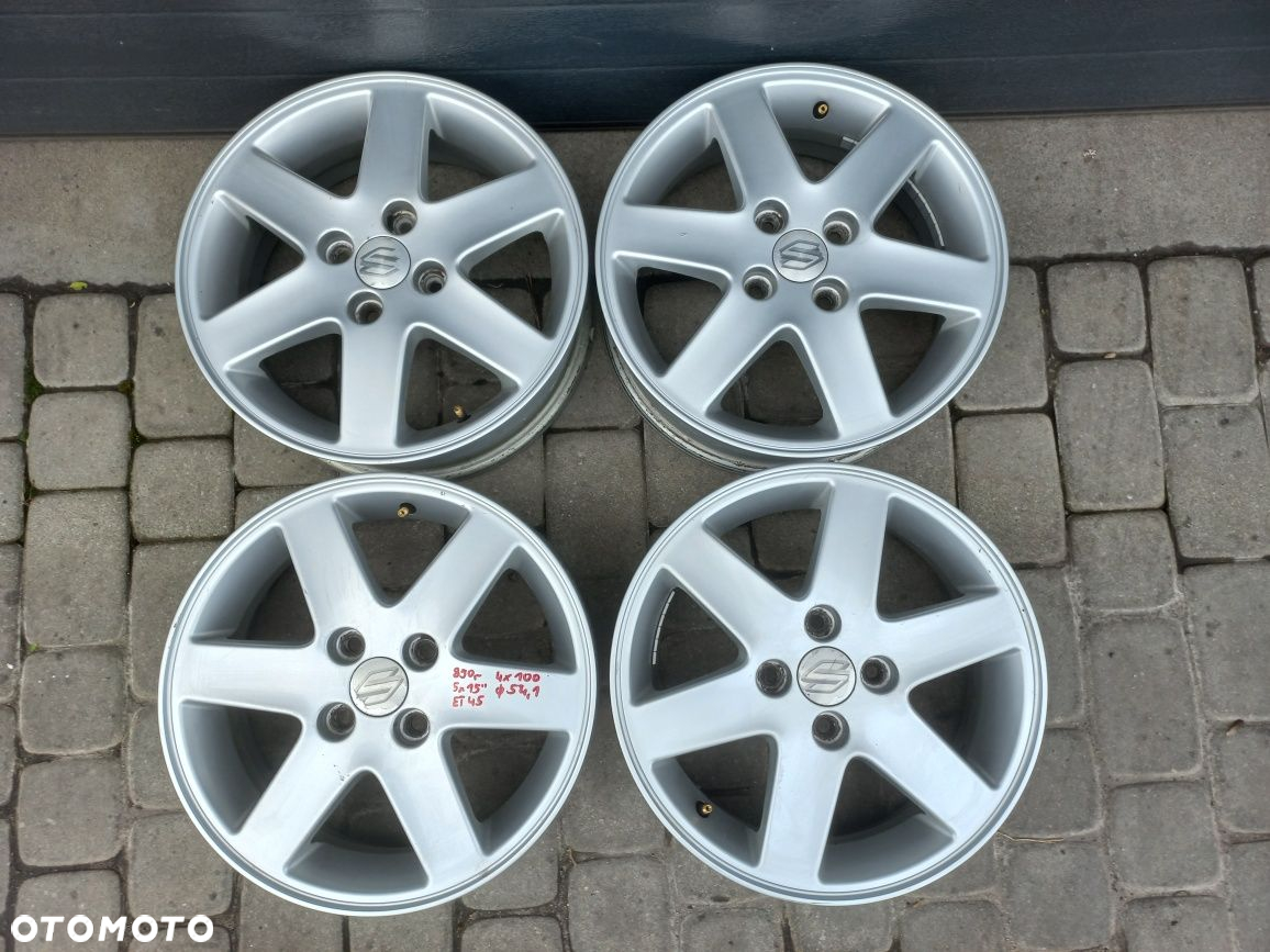 Oryginalne alufelgi Suzuki 15" 4x100 - 4