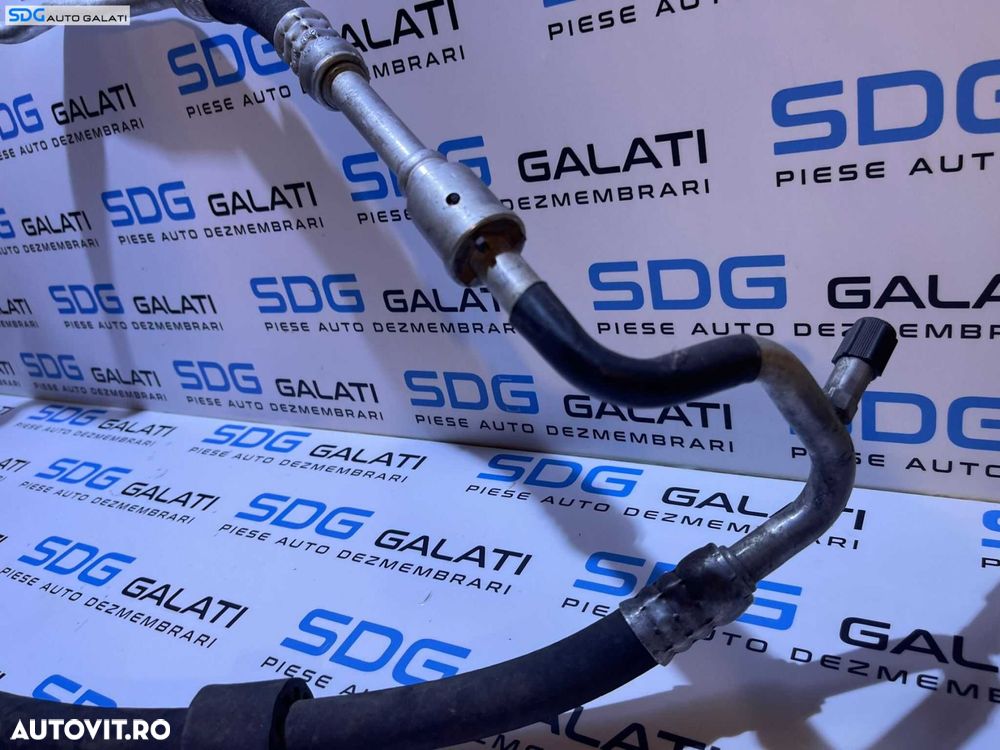 Furtun Conducta Radiator Compresor AC Aer Conditionat Clima Volkswagen Polo 9N 1.4 TDI AMF BAY 2002 - 2008 Cod 6Q1820743E 6Q0820744R - 2