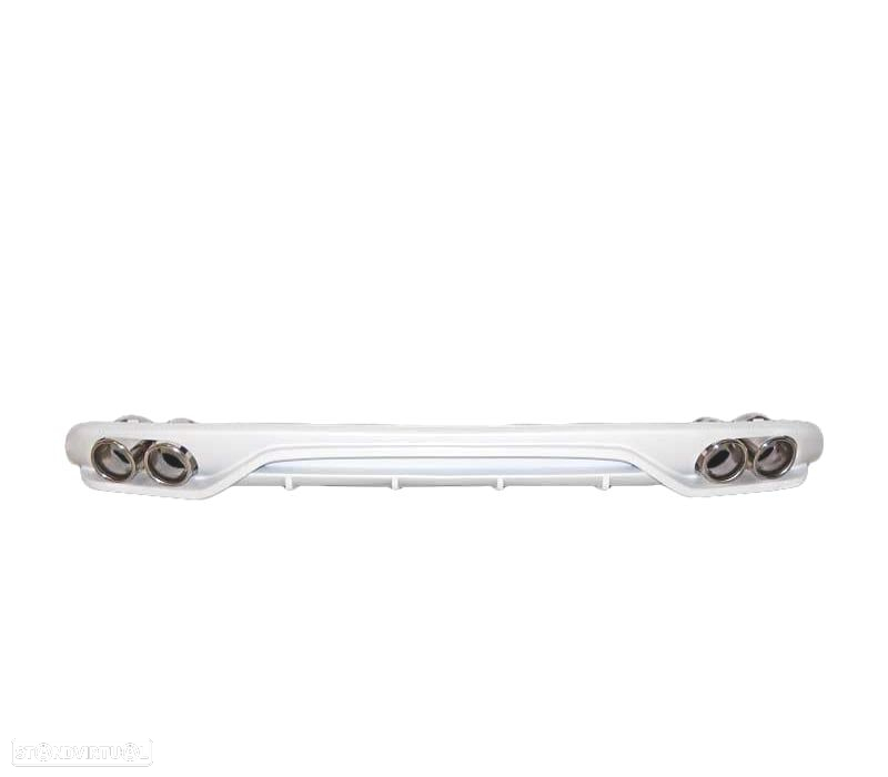 DIFUSOR TRASEIRO AUDI A4 B8 AVANT 09-12 + PONTEIRAS DE ESCAPE - 3
