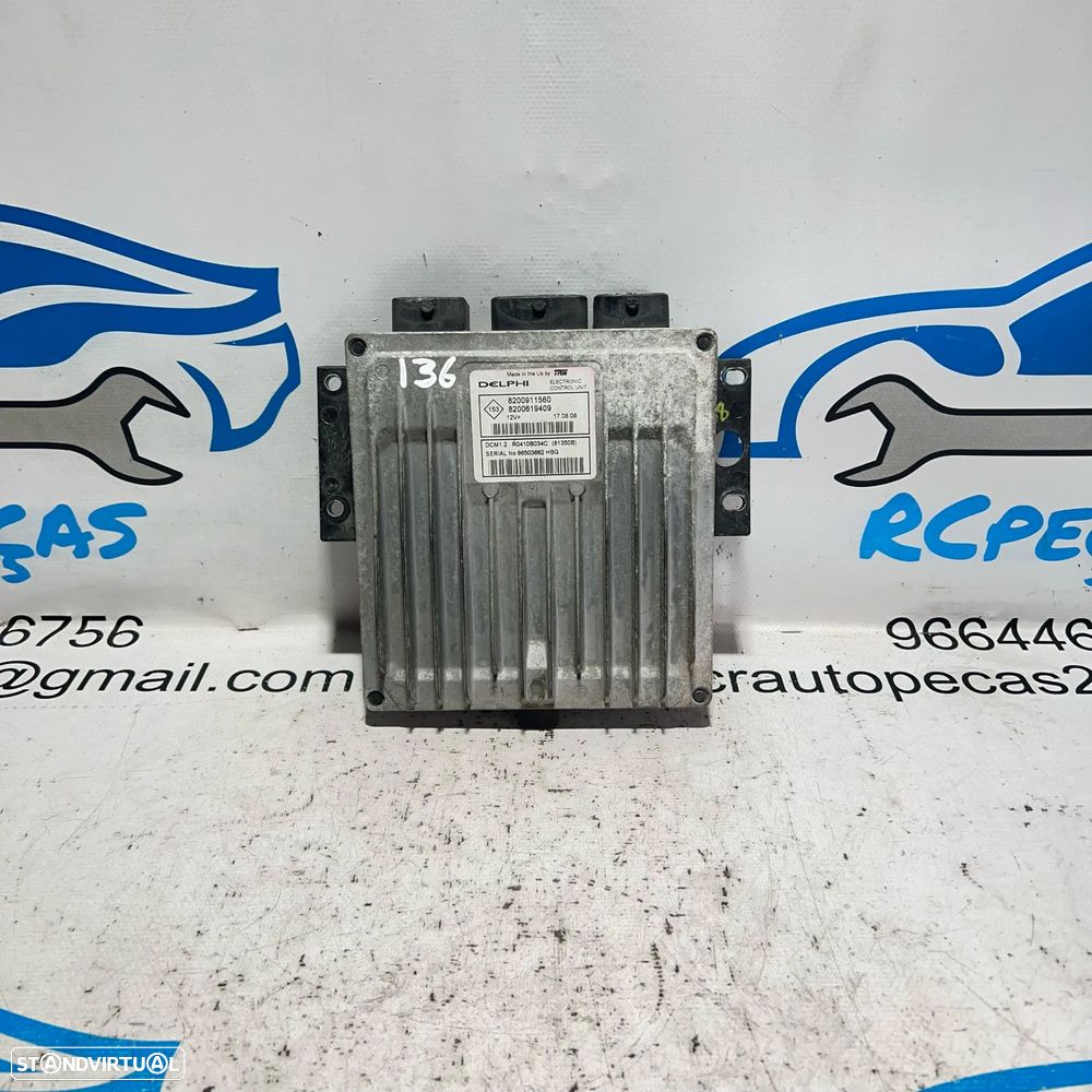 .Centralina Original Motor Delphi Renault 1.5 DCi 8200911560 / R0410B034C - 4