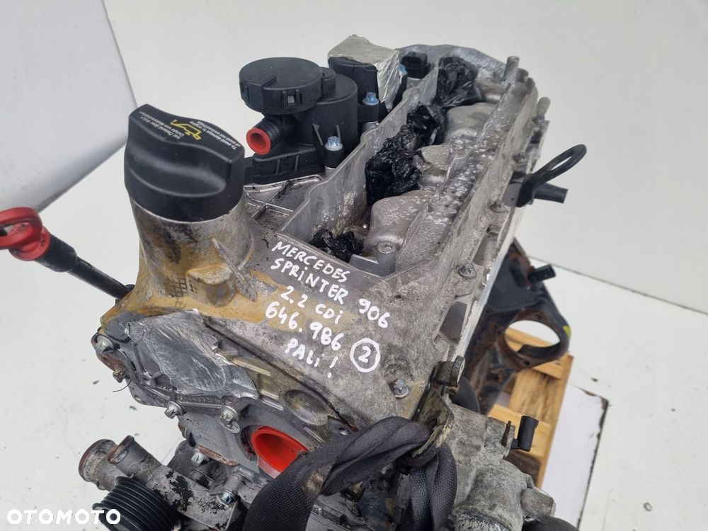SILNIK Mercedes Sprinter 906 W906 2.2 CDI BITURBO 646986 646.986 - 5