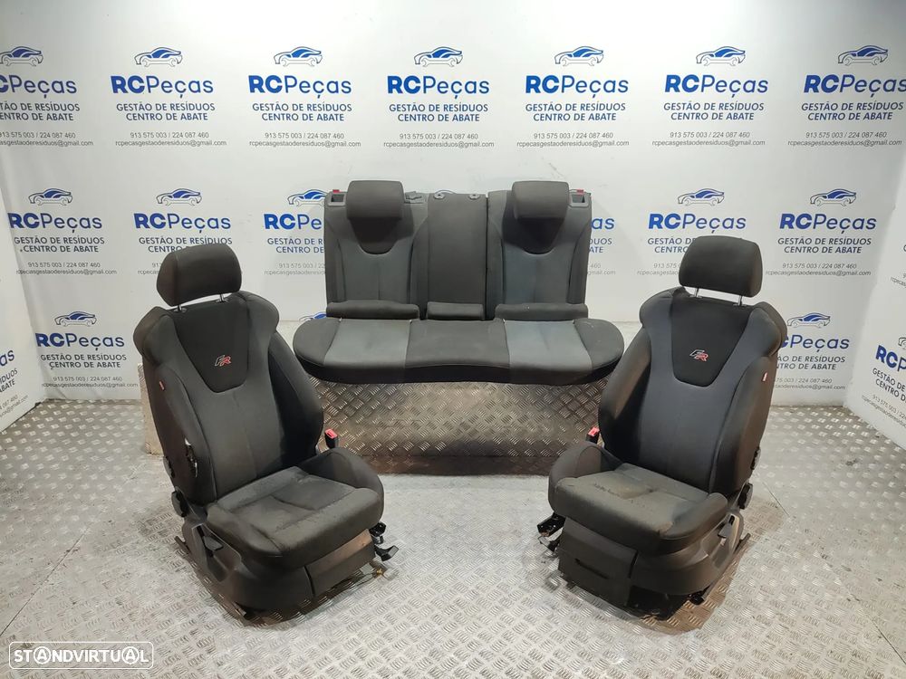 Conjunto Bancos Originais Tecido Seat Leon 1P FR - 11