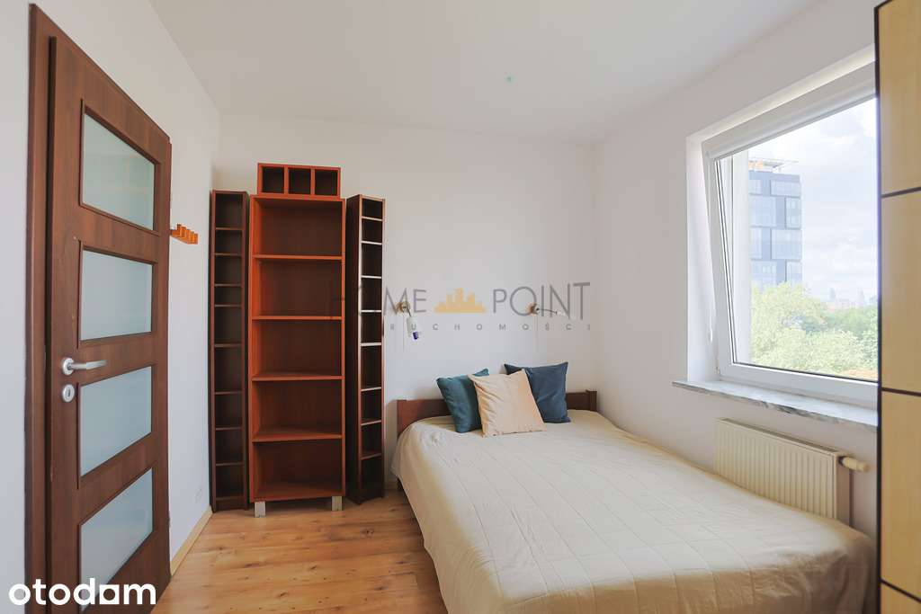 72,5 m²| Rondo Wiatraczna| loggia panorama miasta