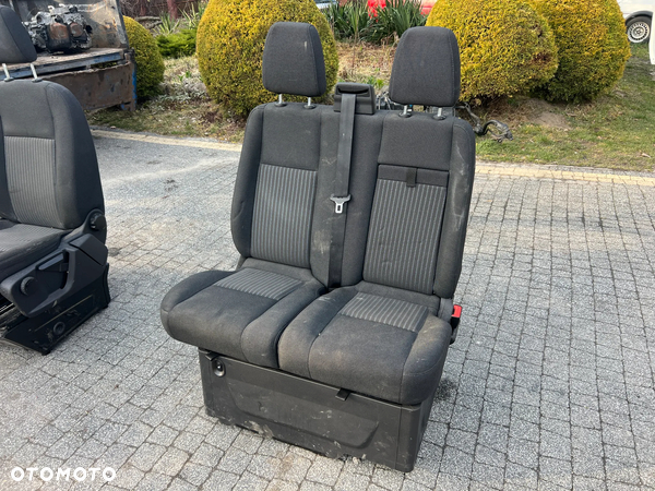 KANAPA FOTEL FOTELE ŁAWKA DWÓJKA FORD TRANSIT MK8 PODGRZEWANE