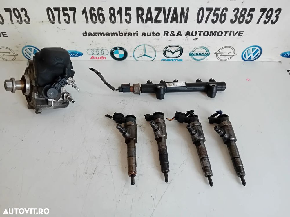 Rampa Injectoare Cu Regulator Presiune Ford Focus 3 Ecosport 1.6 Tdci 1.5 Tdci 2012-2019 9804776780 - 1